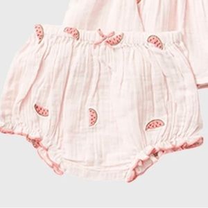 Pink Chicken Little Girls' Ava Bella Watermelon Bloomers, 6-12 months